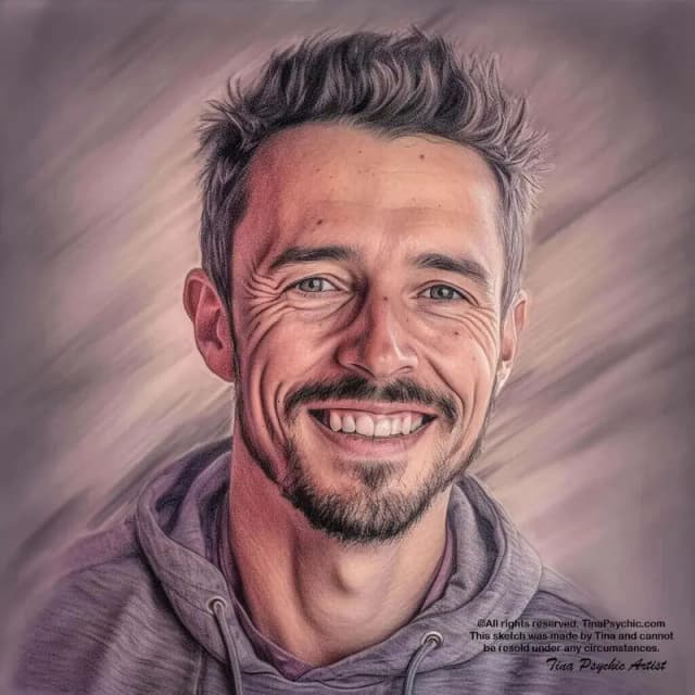 Exemplo 1 de Retrato da Alma Gêmea pela Vidente Iris - Desenho Psíquico Profissional Detalhado Exemplo 1 de Retrato da Alma Gêmea pela Vidente Iris - Desenho Psíquico Profissional Detalhado