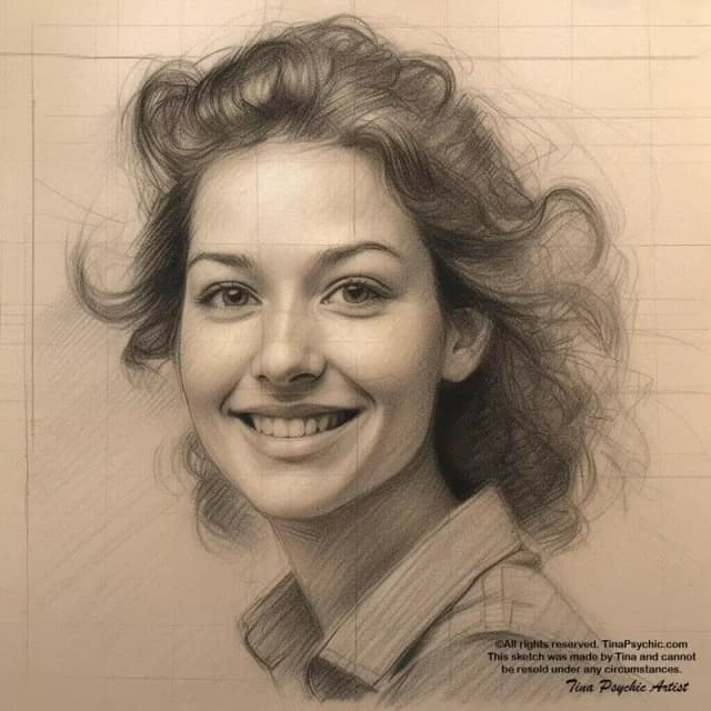 Exemplo 2 de Retrato da Alma Gêmea pela Vidente Iris - Desenho Psíquico Profissional Detalhado Exemplo 2 de Retrato da Alma Gêmea pela Vidente Iris - Desenho Psíquico Profissional Detalhado