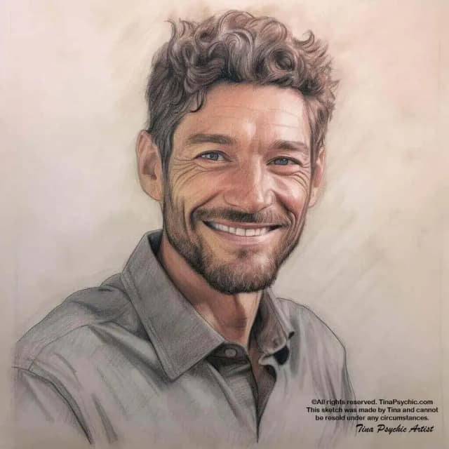 Exemplo 3 de Retrato da Alma Gêmea pela Vidente Iris - Desenho Psíquico Profissional Detalhado Exemplo 3 de Retrato da Alma Gêmea pela Vidente Iris - Desenho Psíquico Profissional Detalhado
