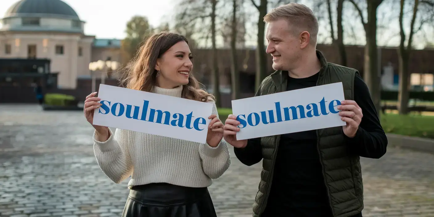Deinen Seelenverwandten erkennen: Schlüsselmerkmale und Hinweise Gemeinsame Anzeichen, dass du deinen Seelenverwandten gefunden hast, illustriert durch mystische Symbole und Verbindungen