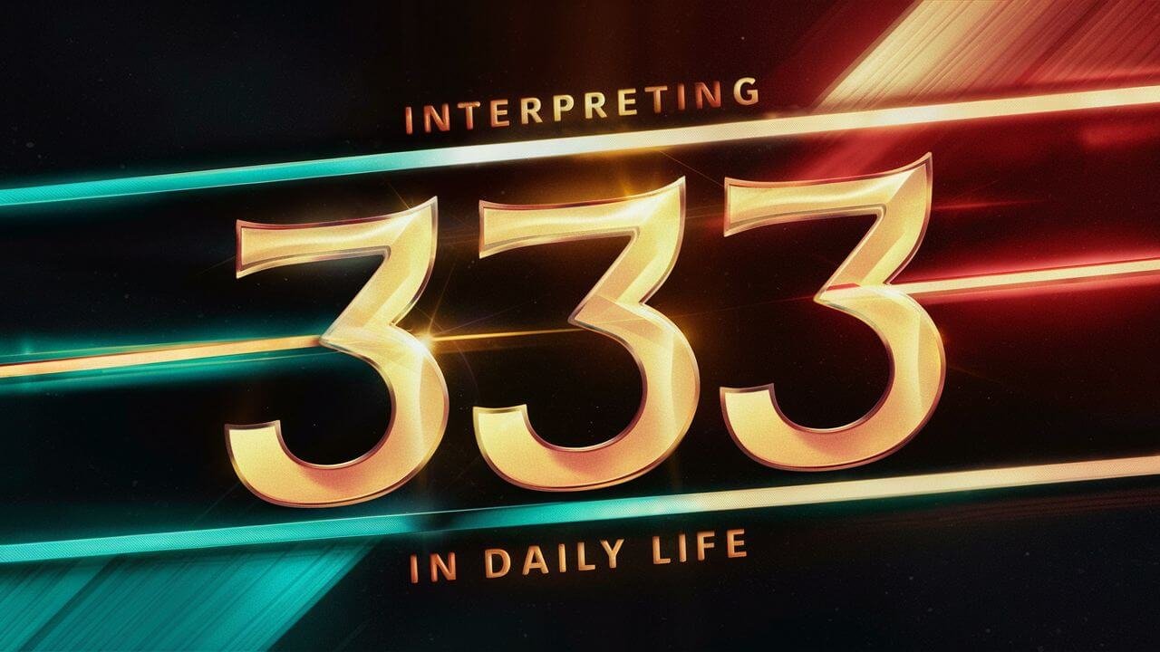 Interpreting 333 in Daily Life