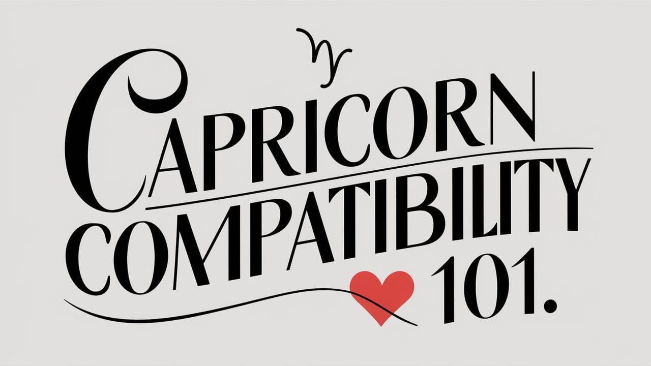 Capricorn Compatibility 101