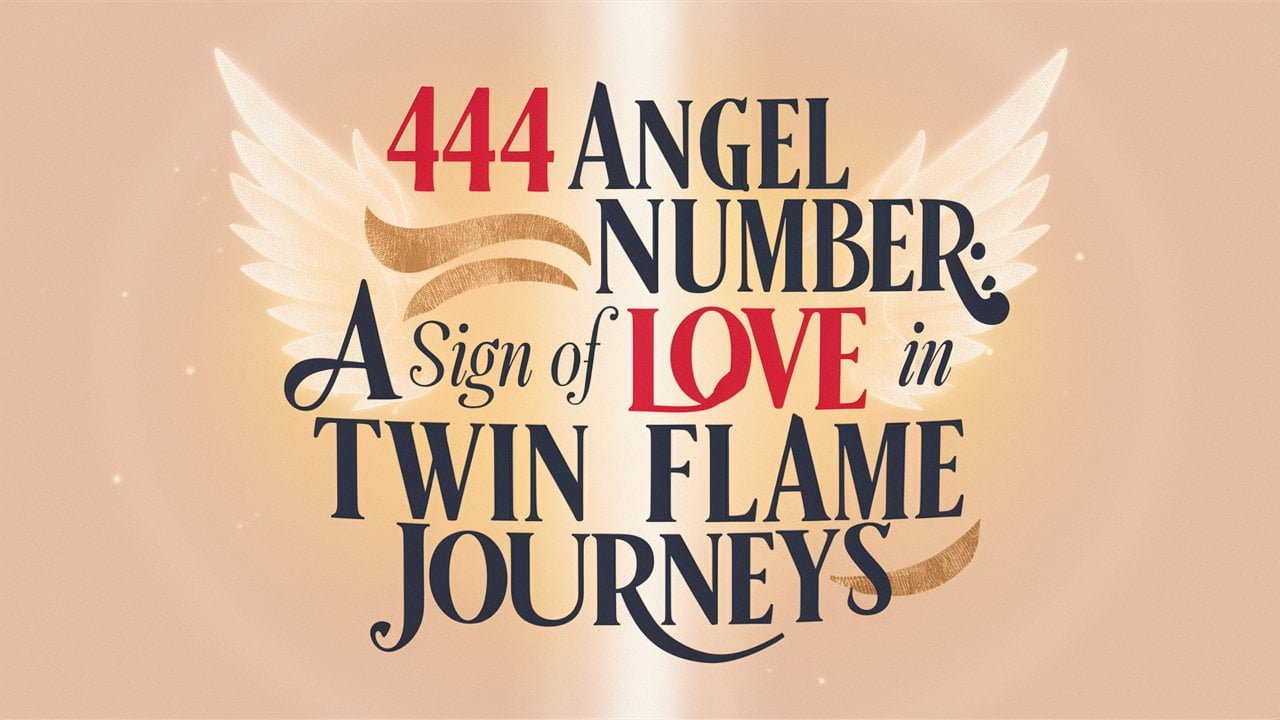 444 Angel Number A Sign of Love in Twin Flame Journeys