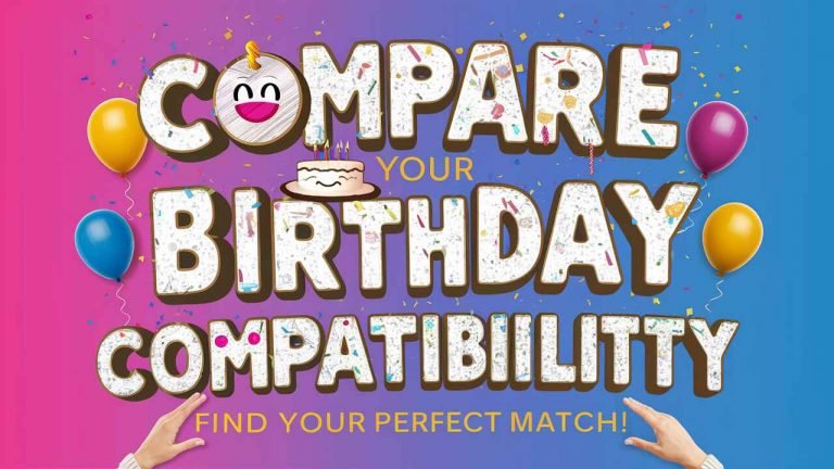 Compare Your Birthday Compatibility: Find Your Perfect Match! 🎉