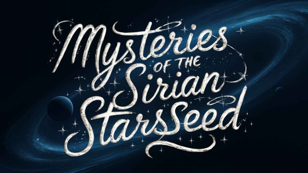 Unveiling the Mysteries of the Sirian Starseed