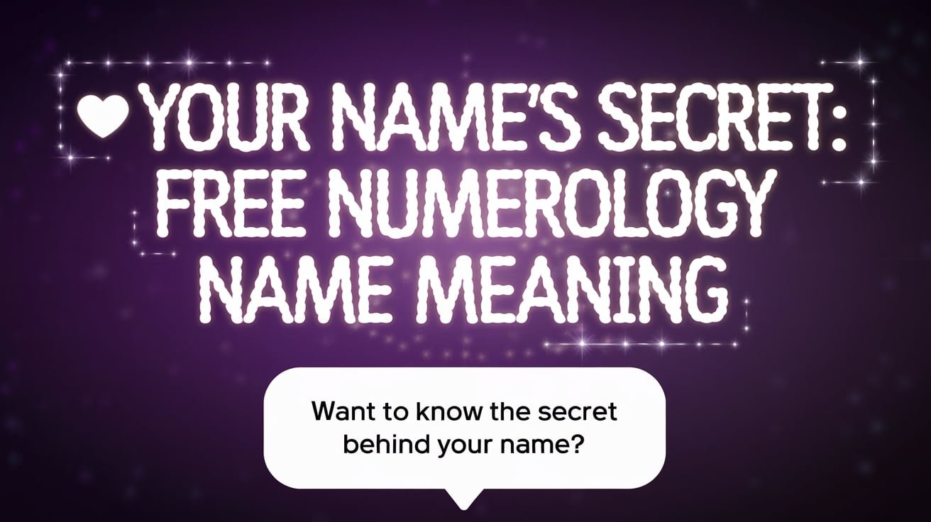 Free Numerology Name Meaning